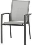 Siena Garden Stapelsessel Velia Alu 56 cm x 66 cm x 89 cm Anthrazit