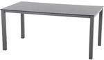 Siena Garden Gartentisch Sola Rechteckig HPL Anthrazit 160 cm x 90 cm