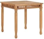 vidaXL Garten-Esstisch 80x80x80 cm Massivholz Teak 49384