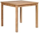 vidaXL Gartentisch 80x80x77 cm Massivholz Teak 44996