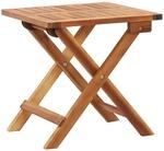 vidaXL Garten-Couchtisch Klappbar 40x40x40 cm Massivholz Akazie 46005