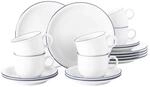 Seltmann Weiden Compact Blaurand Kaffeeservice 18-teilig
