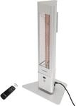 Vasner Infrarot-Standheizstrahler HeatTower Mini 1500 W Fernbedienung Silber