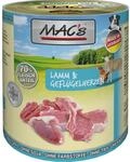 Mac's Hunde-Nassfutter Lamm und Gefl&uuml;gelherzen 800 g