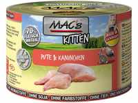 Mac's Katzen-Nassfutter Kitten Pute und Kaninchen 200 g