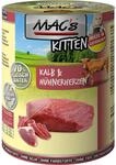 Mac's Katzen-Nassfutter Kitten Kalb und H&uuml;hnerherzen 400 g