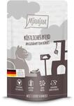 Mjamjam Nassfutter Quetschie K&ouml;stliches Pferd an Ged&auml;mpftem K&uuml;rbis 125 g