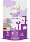 Mjamjam Nassfutter Quetschie Schmackhafter Truthahn an Leckeren M&ouml;hrchen 125 g