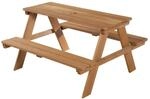 roba Kindersitzgarnitur in Natur Outdoor + aus Massivholz