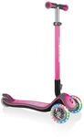 Globber Elite Deluxe Lights Tretroller Kinder 120/80 mm ABEC 5 3-R&auml;drig