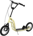 HOMCOM Kinderroller Kickboard mit Luftreifen Cityroller