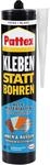 Pattex Montagekleber Kleben statt Bohren Innen & Au&szlig;en 450 g Kartusche Wei&szlig;
