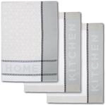 Dyckhoff Geschirrtuchset Home & Kitchen Taupe 50 x 70 cm