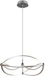Trio LED Pendelleuchte Charivari Nickel matt 1500 mm x 620 mm x 620 mm