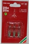 Konstsmide Ersatzbirne f&uuml;r Baumketten klar 3er Set 12 V 3 W