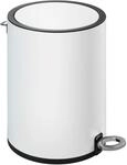 Wenko Kosmetikeimer Monza Easy Close 3 Liter Wei&szlig; Matt
