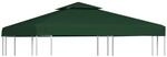 vidaXL Pavillon-Ersatzdach 310 g/m&sup2; Gr&uuml;n 3x3 m 40876