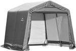 Shelter Logic Metall-Ger&auml;tehaus Grau 9 m&sup2;