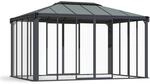 Canopia Ledro 3 x 4.3 geschlossener Pavillon Anthrazit Grau