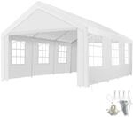 Tectake Pavillon Jasko 6 x 4 M Wasserdicht 600 x 400 x 315 cm Wei&szlig;