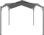 vidaXL Gartenpavillon Anthrazit 4x4 m