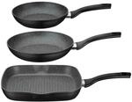 GSW Pfannen Set Gourmet Granit 3 Teilig