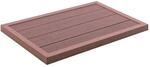 vidaXL Bodenelement f&uuml;r Solardusche Braun 101x63x5,5 cm WPC 49065