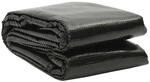 vidaXL Poolabdeckung Schwarz 732x366 cm PE 92166
