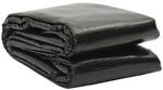 vidaXL Poolabdeckung Schwarz 975x488 cm PE 92170