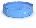 Avenli Frame Pool Runder Stahlrahmenpool 360 x 76 cm Blau ohne Pumpe mit Anleitung