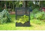 KHW Pflanzkasten Gro&szlig; m. Zentralspalier 2-tlg. Anthrazit 140 cm x 100 cm x 43...