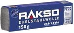 RAKSO Edelstahlwolle Banderole Sorte Extra-Fein 1 x 150g