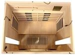 Dewello Infrarotkabine Sauna Pierson 135cm x 105cm 2 Personen Vollspektrum &