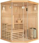 Traditionelle Sauna SKYLINE Tannenholz Natur XL