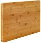 DuneDesign XL Schneidebrett aus Bambus 50 x 35 x 3 cm extra Dick