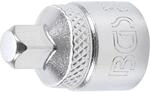 BGS Steckschl&uuml;ssel Adapter Innenvierkant 10 Mm 3 8 Zoll Au&szlig;envierkant 6 3 Mm 1 4