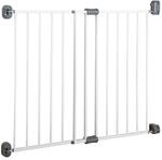 roba T&uuml;rschutzgitter Easy Step aus Metall - Extra Hoch - Breite 60-97 cm - Wei&szlig;