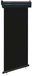 vidaXL Balkon-Seitenmarkise 85x250 cm Schwarz 48406
