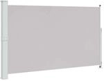 vidaXL Seitenmarkise Ausziehbar 180x300 cm Grau 313401