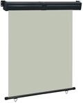 vidaXL Balkon-Seitenmarkise 145x250 cm Grau 48428