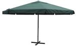 vidaXL Sonnenschirm Gr&uuml;n Aluminium 500 cm 40302