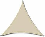 Siena Garden Sonnensegel Solino 3-Eck 360 cm x 360 cm x 360 cm Wei&szlig;
