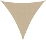 vidaXL Sonnensegel Oxford-Gewebe Dreieckig 5x5x5 m Beige 42296