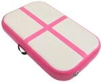 vidaXL Aufblasbare Gymnastikmatte mit Pumpe 60x100x15 cm PVC Rosa 92652