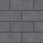 Bricoflor Dunkelgraue Tapete in Mauer Optik Steinwand Tapete in anthrazit f&uuml;r K&uuml;che