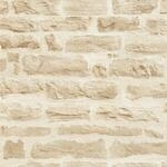 A.S. Cr&eacute;ation Tapete Stein-Optik Cr&ecirc;me-Beige 53 cm x 10,05 m AS-355802