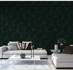 Livingwalls Tapete Marmor-Optik Smaragdgr&uuml;n 53 cm x 10,05 m AS-378555