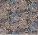 A. S. Creation Vliestapete Metropolitan Stories II Mio Koi Karpfen Grau Blau FSC