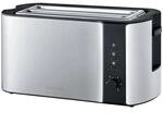 Severin Toaster AT 2590 Edelstahl-Schwarz 1400 W