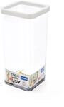 Rotho Dose Loft Premium Quadratisch 1,5, Wei&szlig;-Transparent
